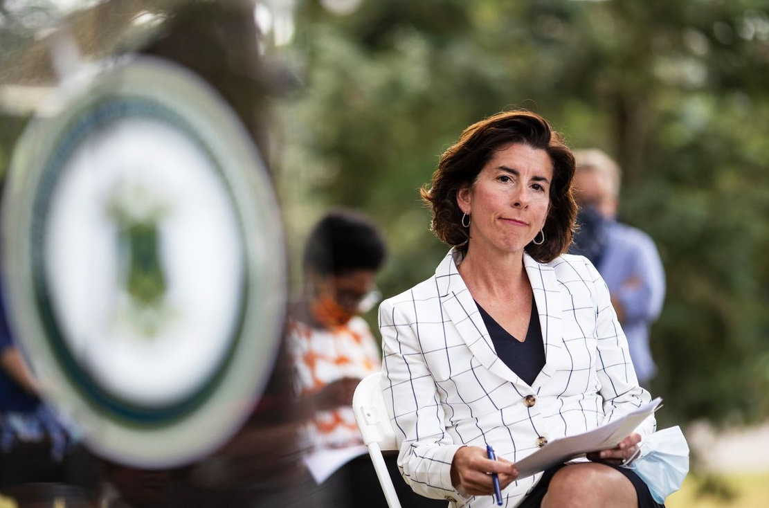 Gov. Gina Raimondo, featured in the Politico story, "How the Smallest State Engineered a Big Covid Comeback," by Michael Grunwald